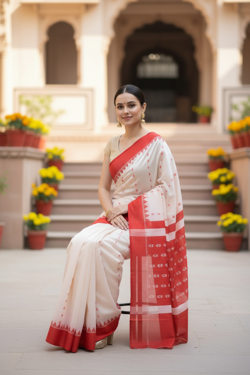 Self Design Banarasi Silk Blend, Pure Silk Saree