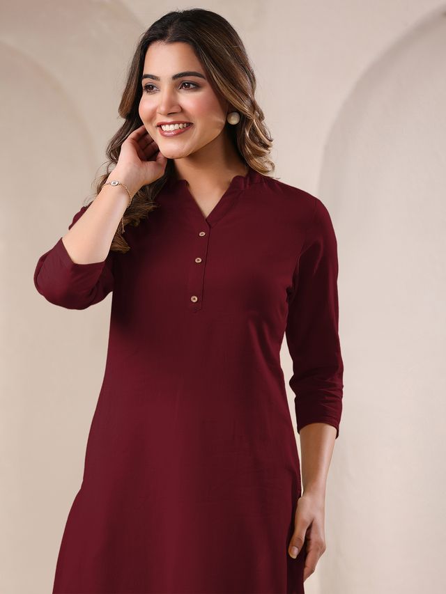 Indian Maroon Kurti