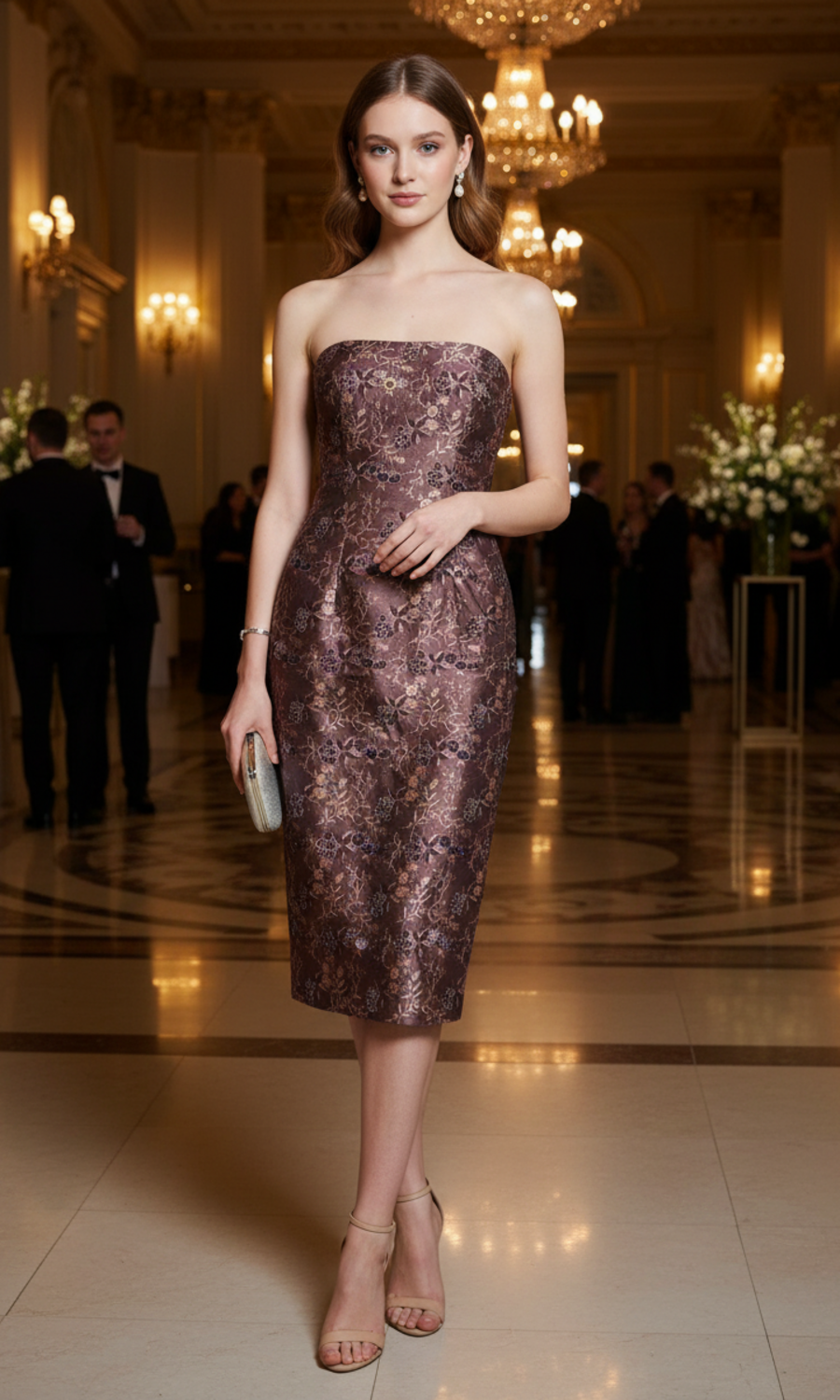 Chocolate Brown Party wear