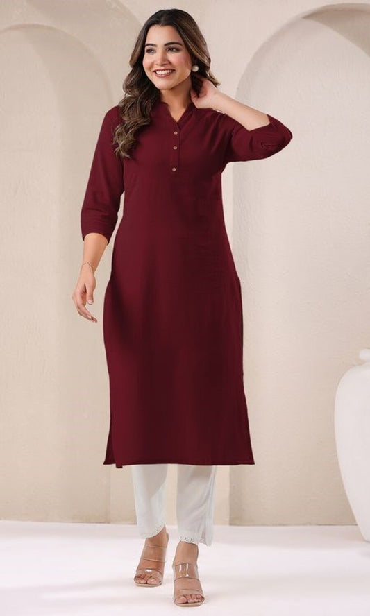 Indian Maroon Kurti