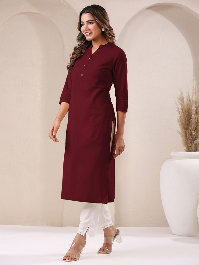 Indian Maroon Kurti