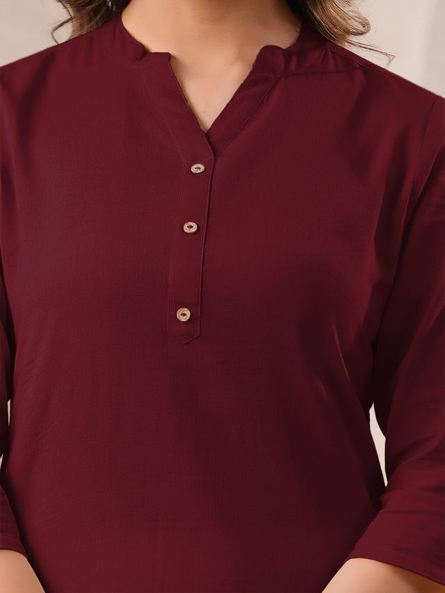 Indian Maroon Kurti
