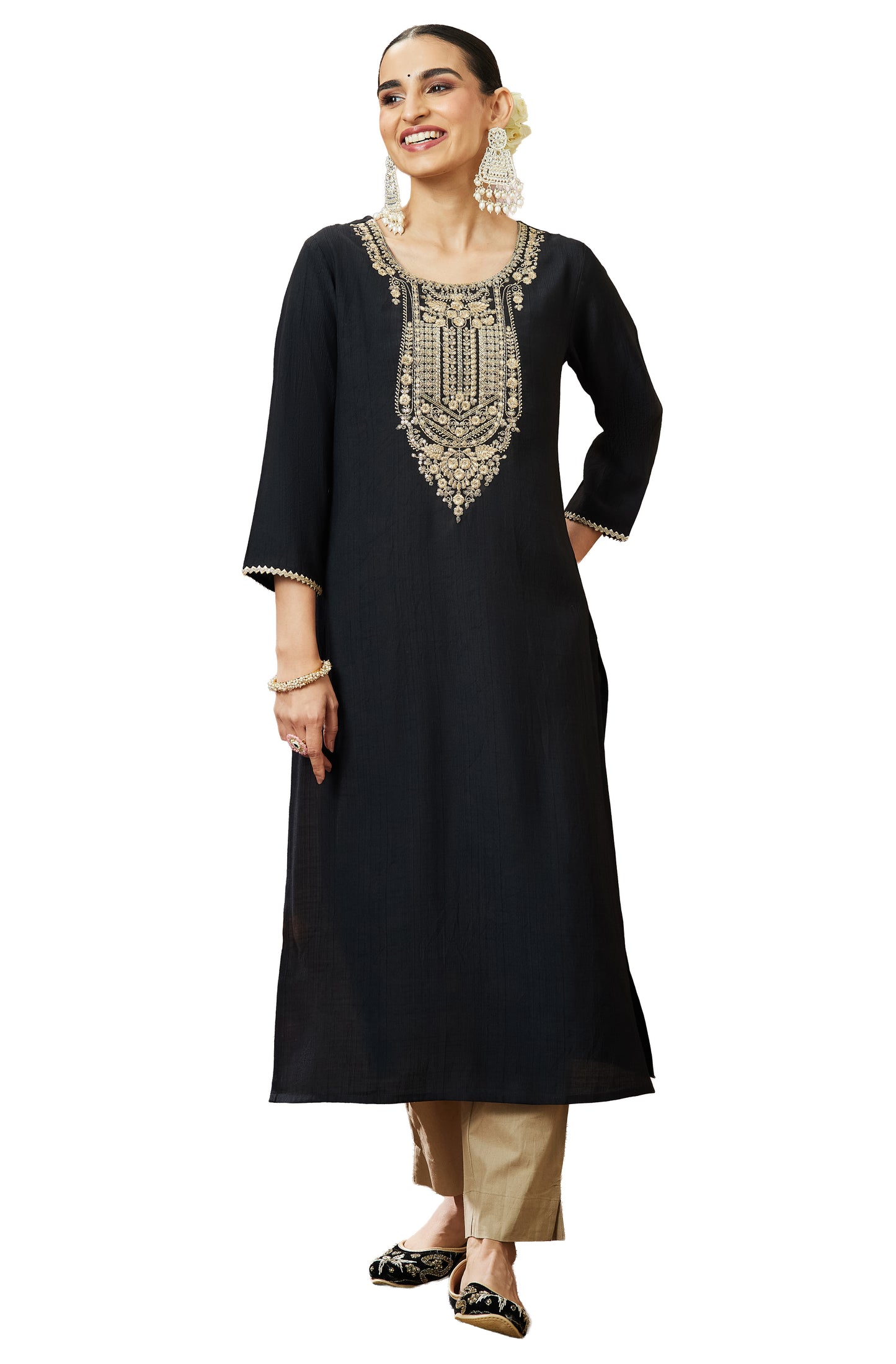 Indian Black Kurti
