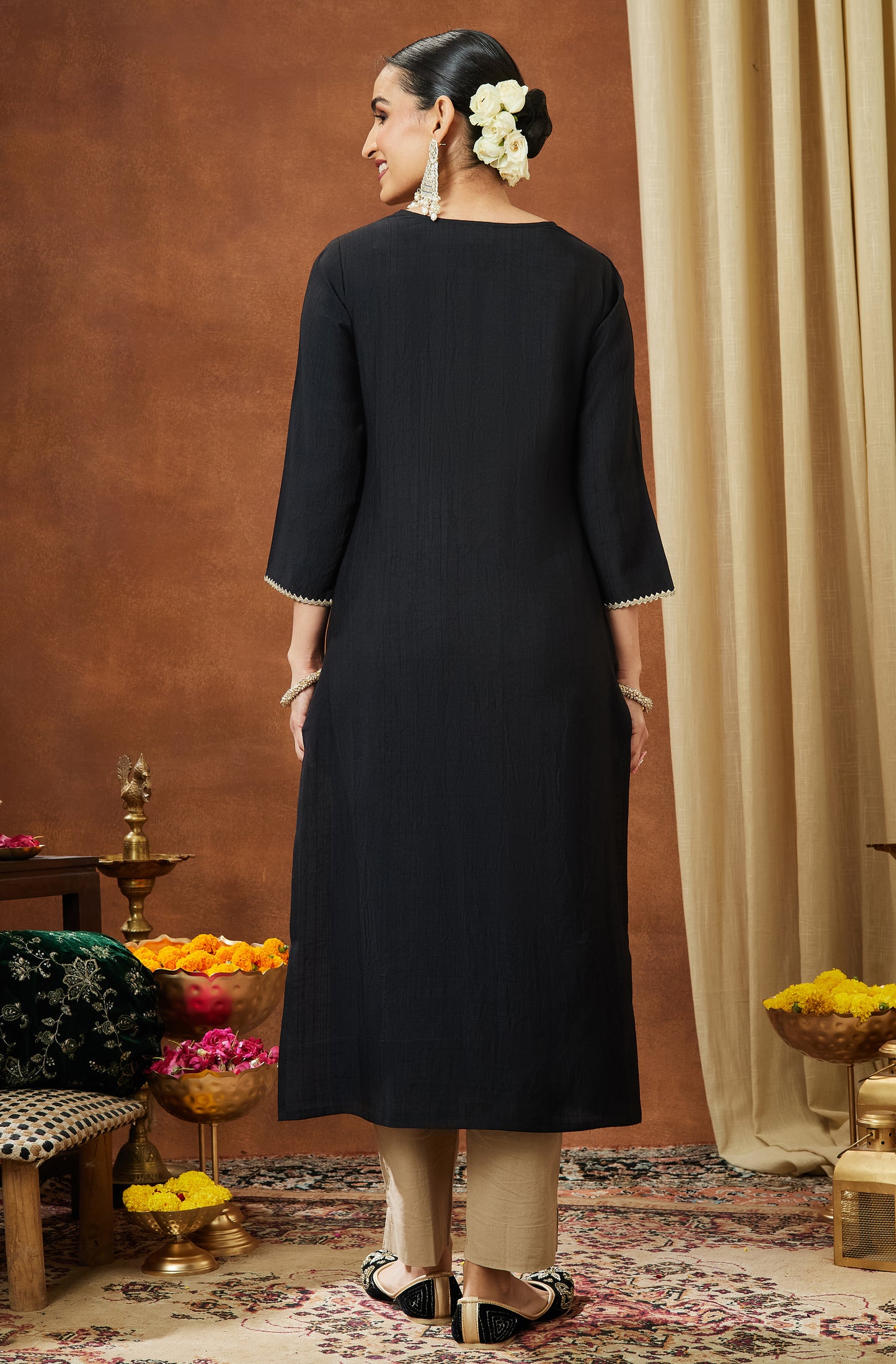 Indian Black Kurti