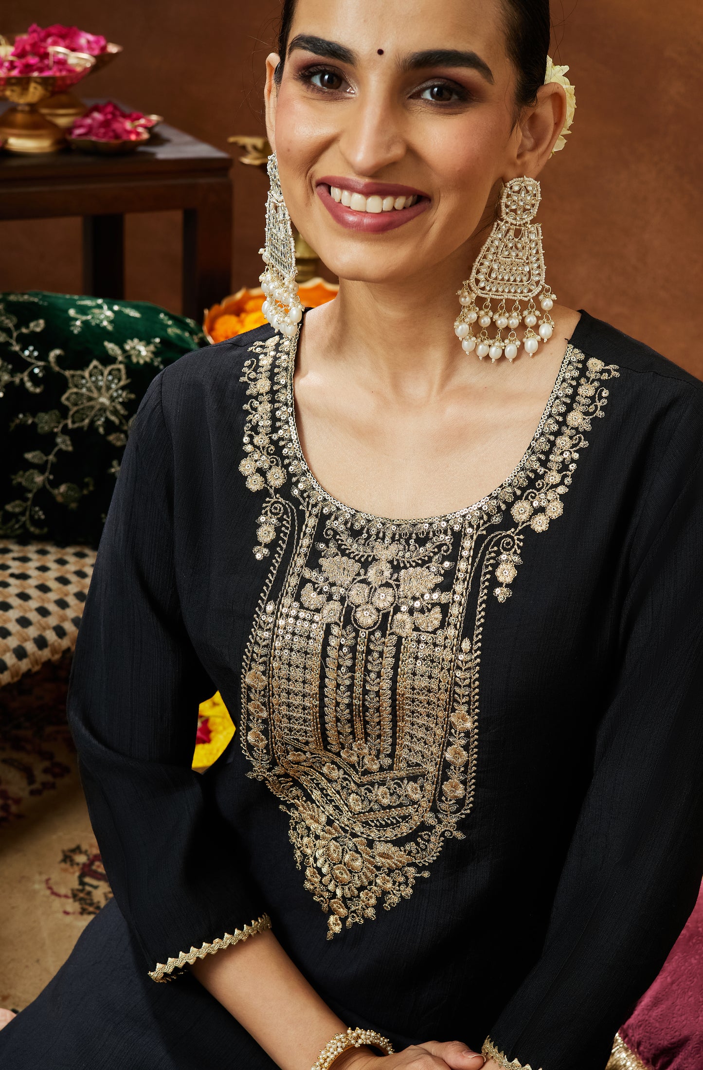 Indian Black Kurti
