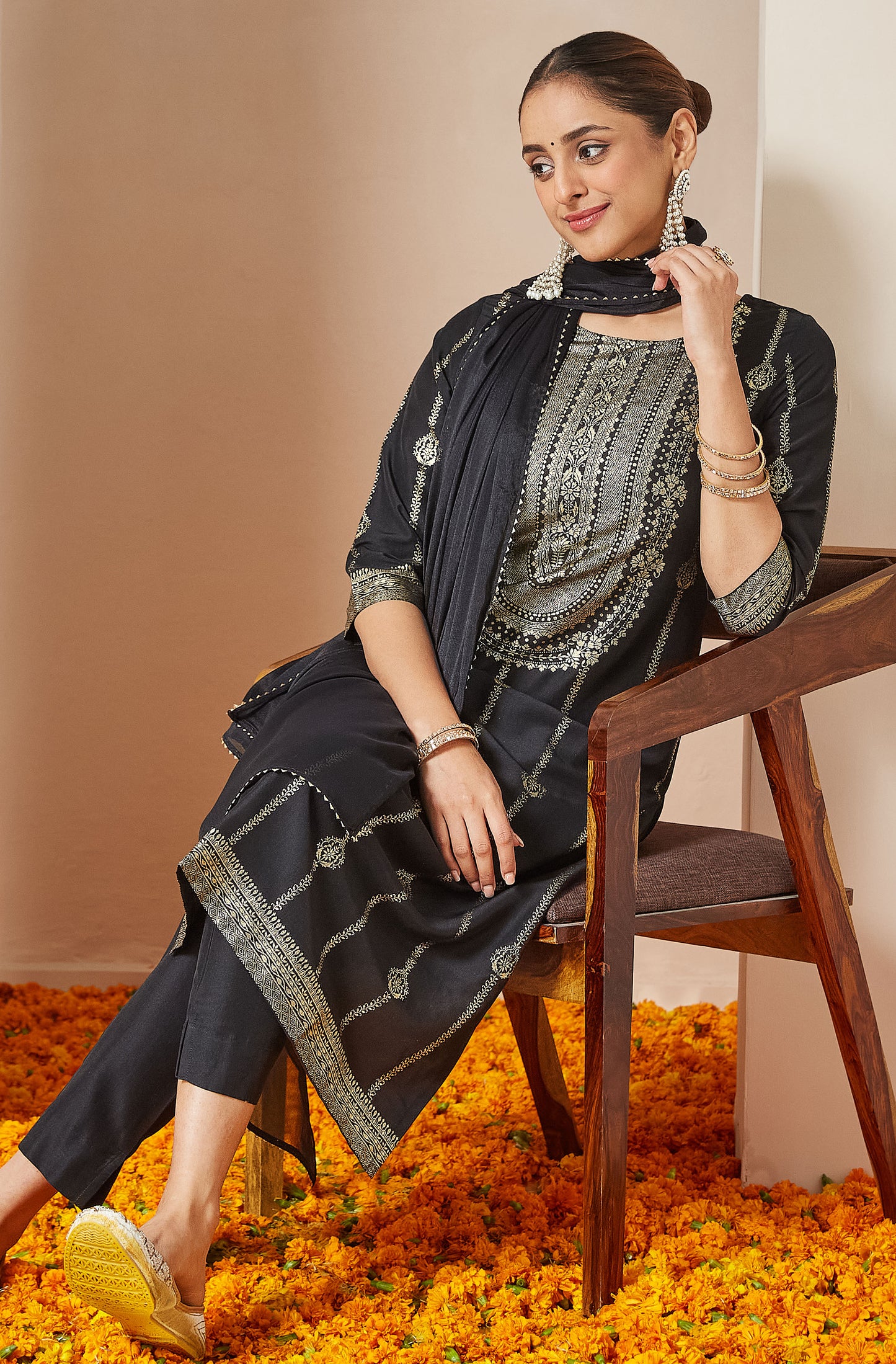 Indian Black Kurti