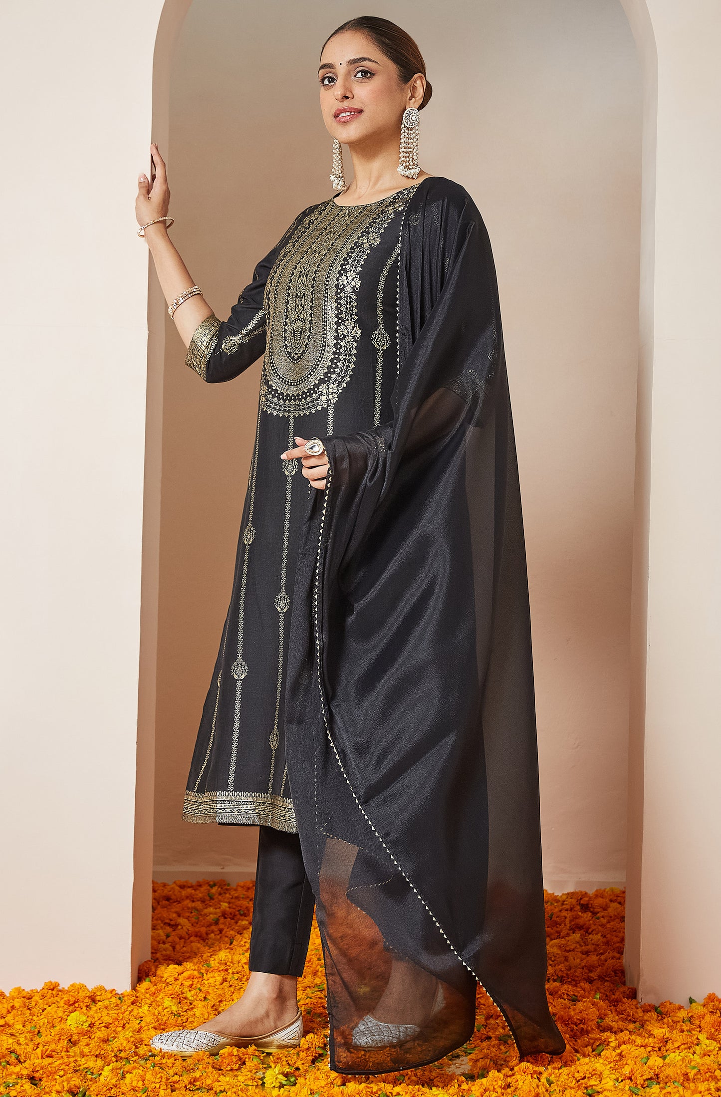 Indian Black Kurti