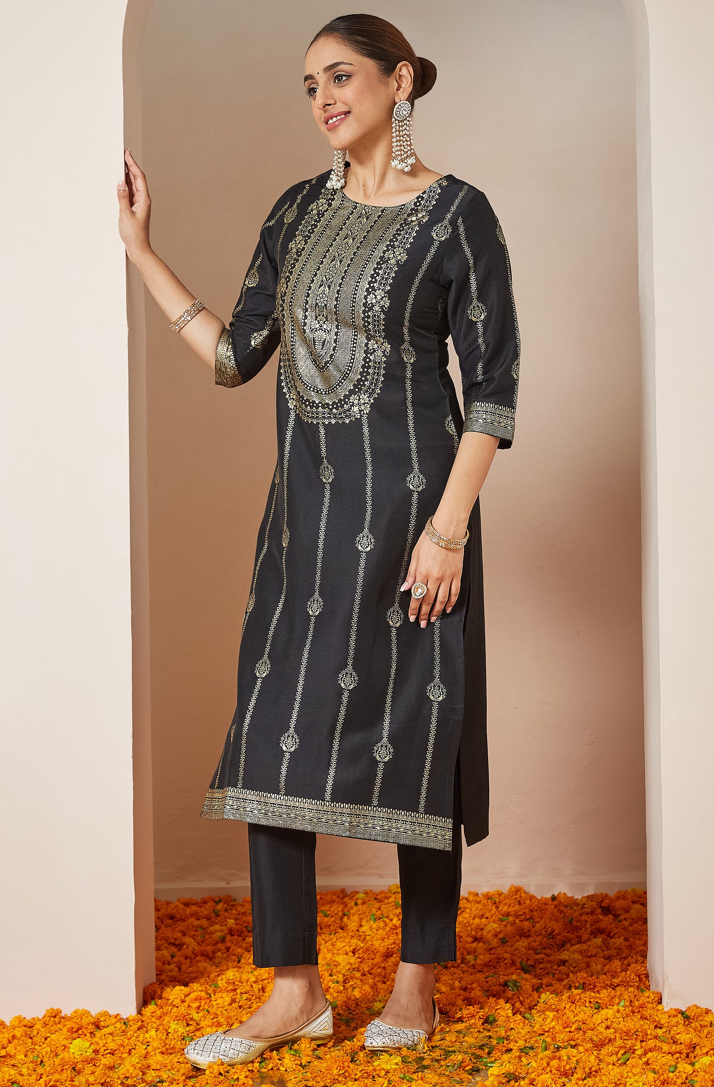 Indian Black Kurti