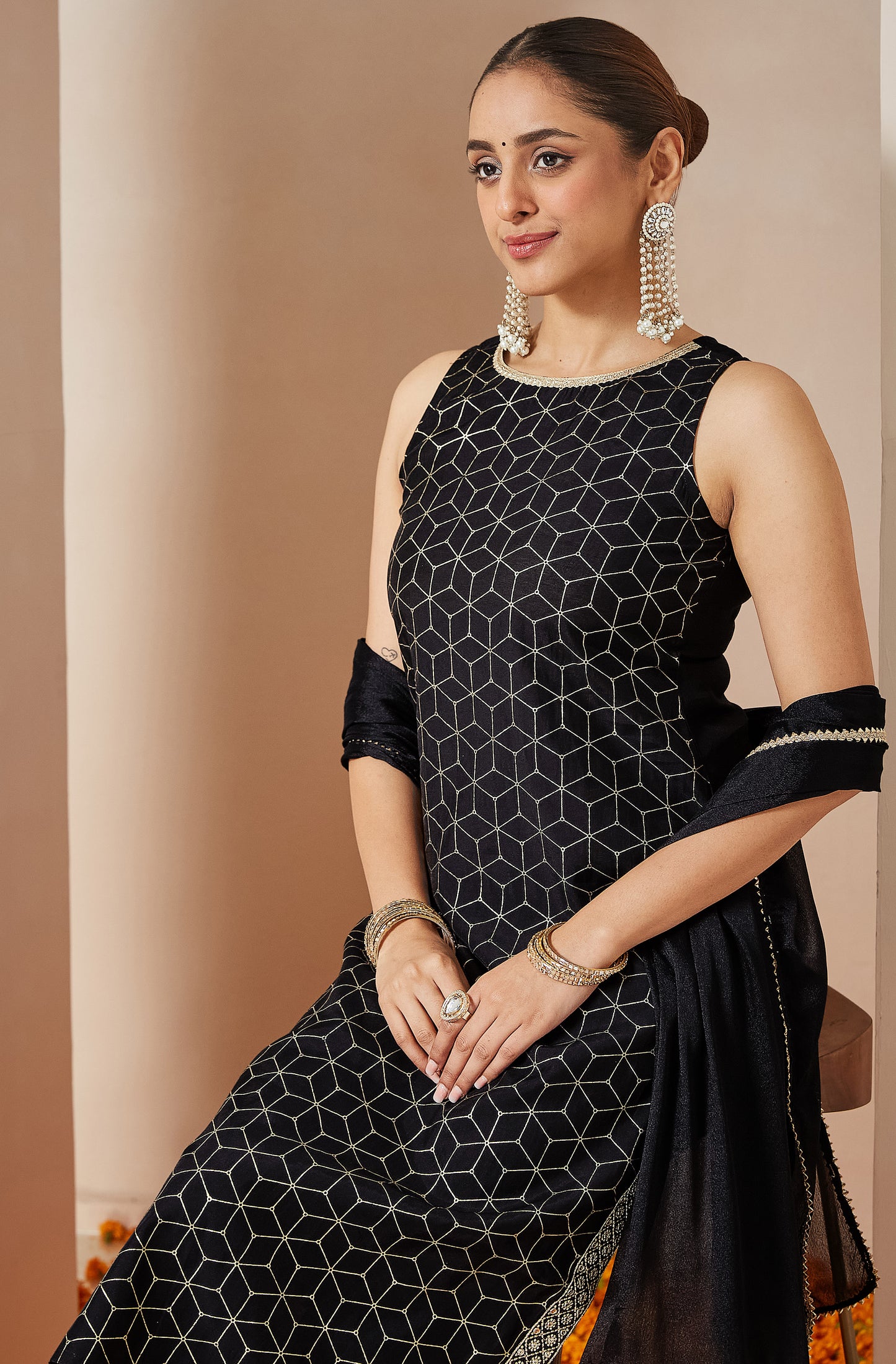 Stylish Black Kurti