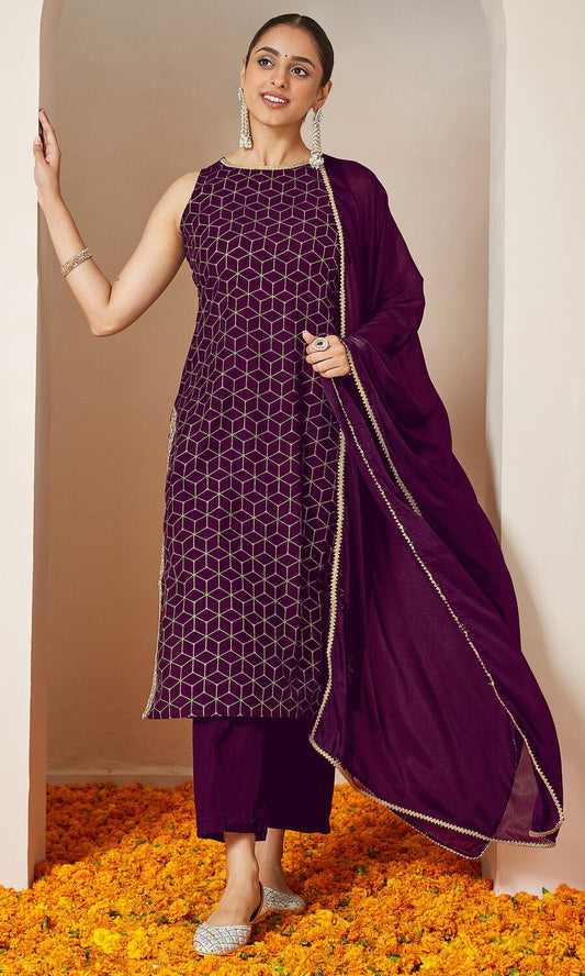 Stylish Purple Kurti