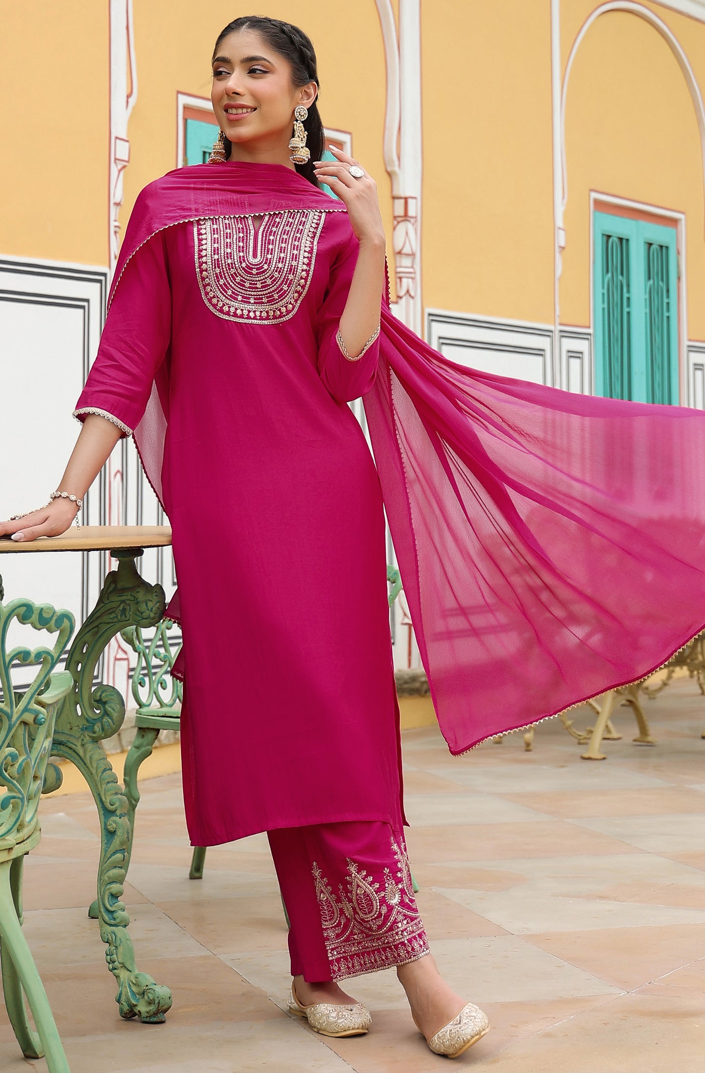 Pink Kurti