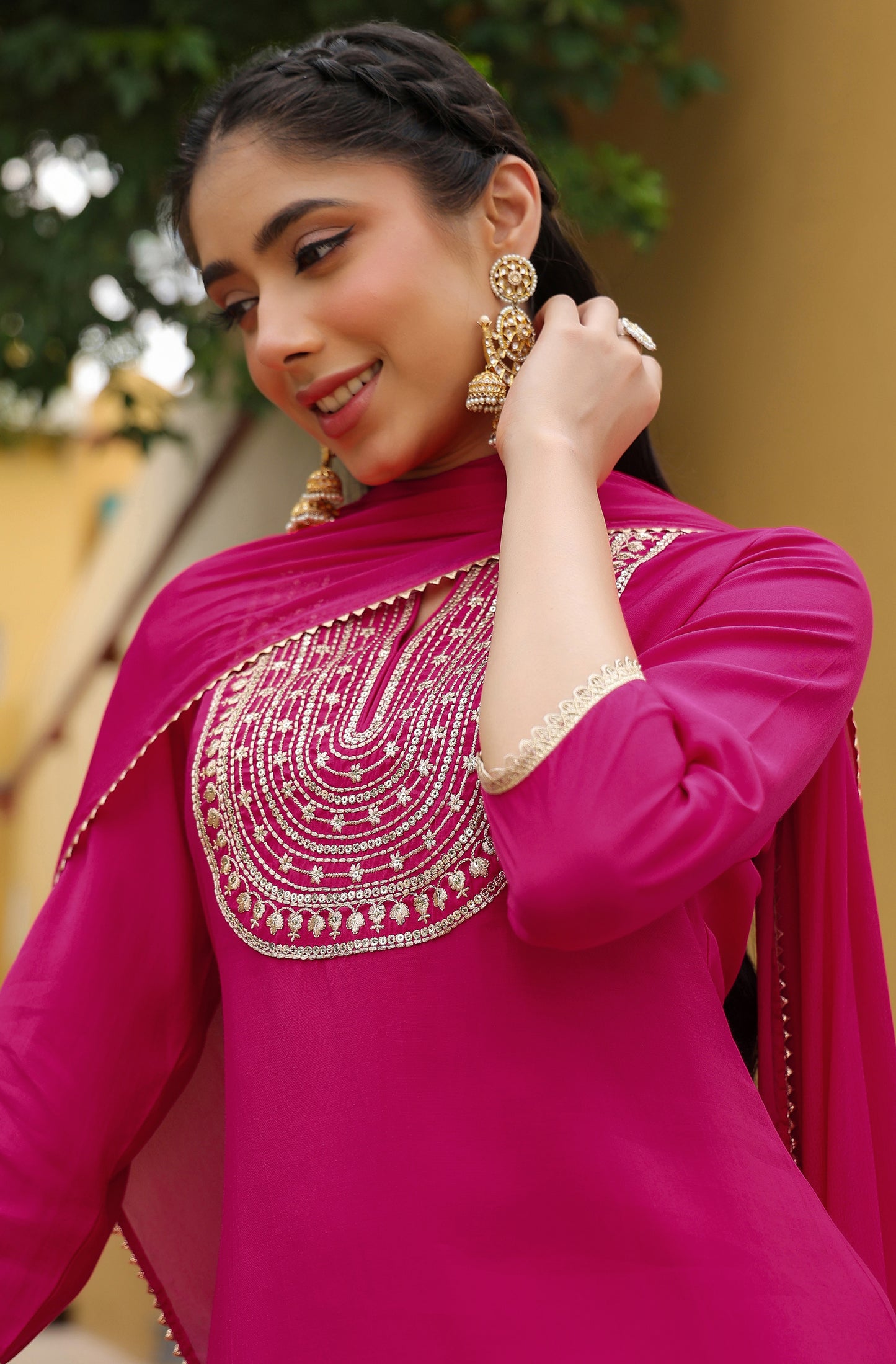 Pink Kurti