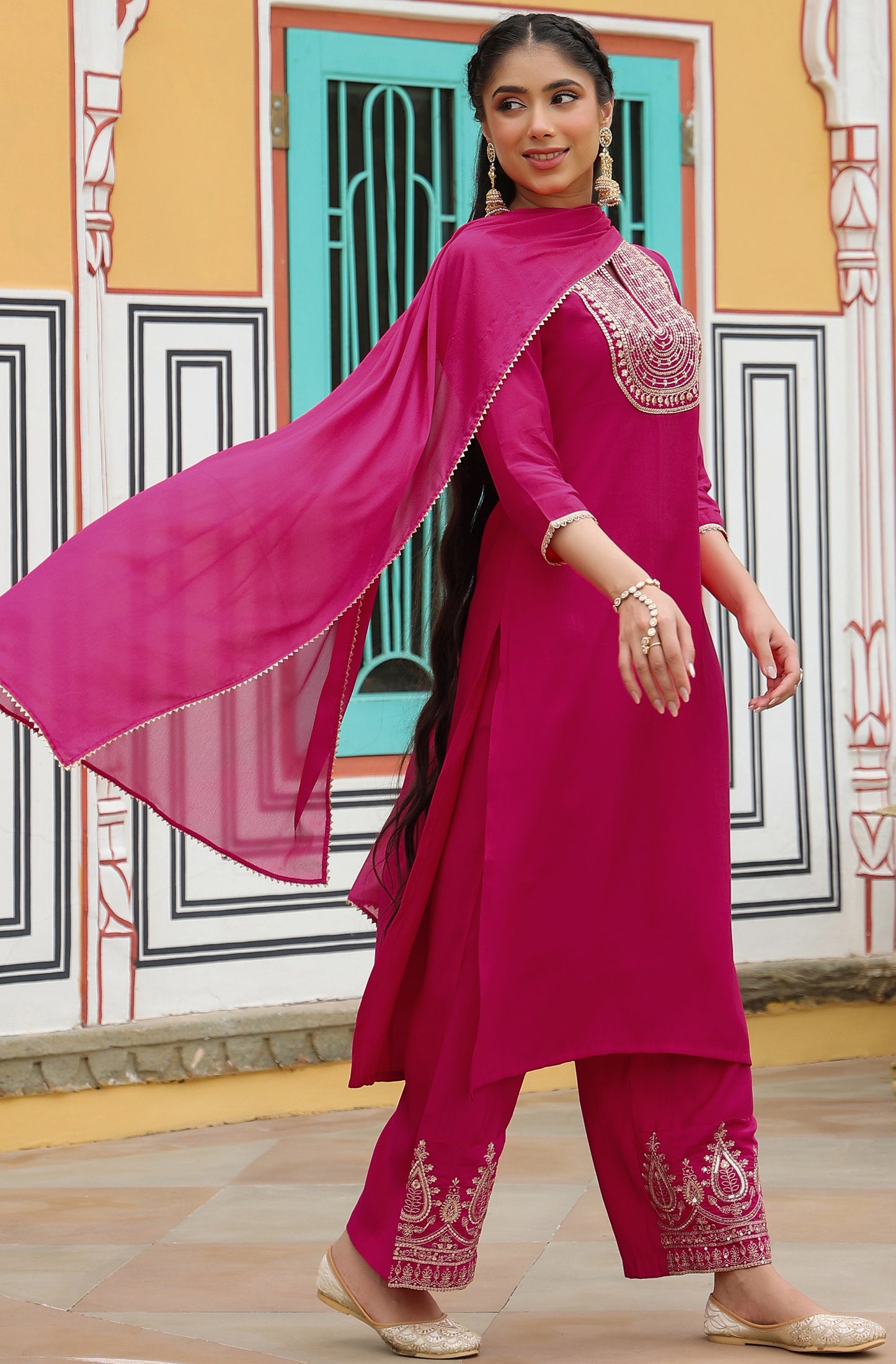 Pink Kurti