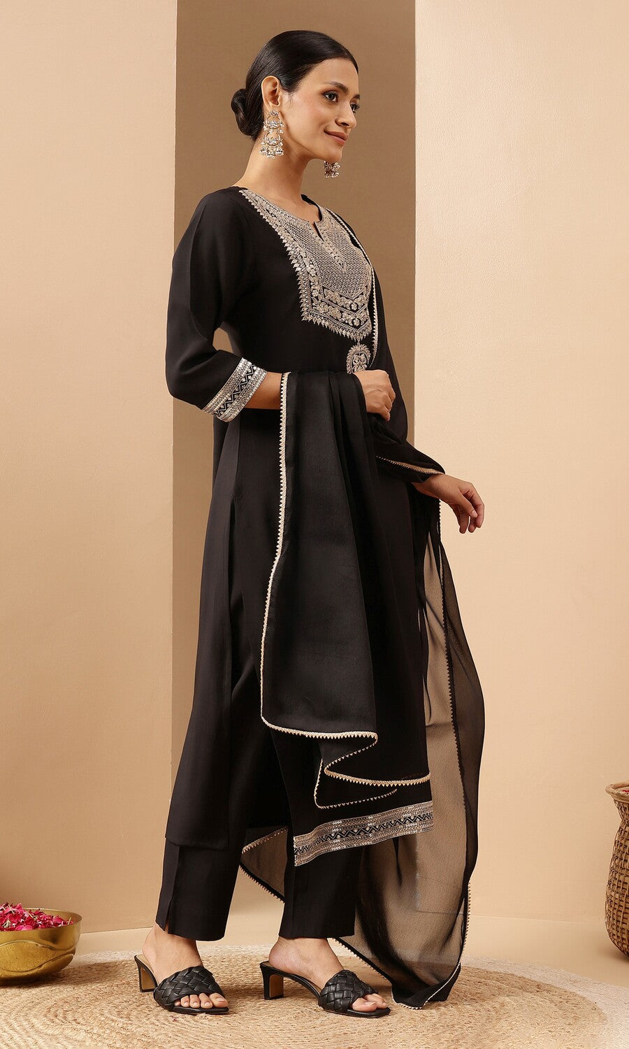 Elegant Black Kurti